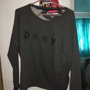 A grey long sleeve